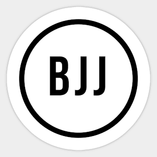 BJJ Slap Bump Roll (front and back) Sticker